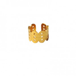 Bague Alma laiton doré or fin vous mademoiselle