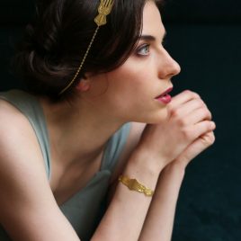 Headband Lyne laiton doré