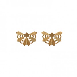 Boucles d’oreilles mini Zulma laiton doré