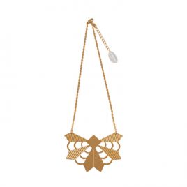 Collier grand Zulma laiton doré