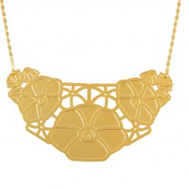 Collier court plastron Armance