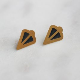 Puces d’oreilles LYNE gris