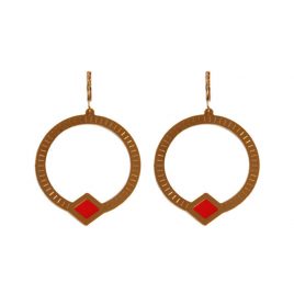 Boucles d’oreilles créoles Liane